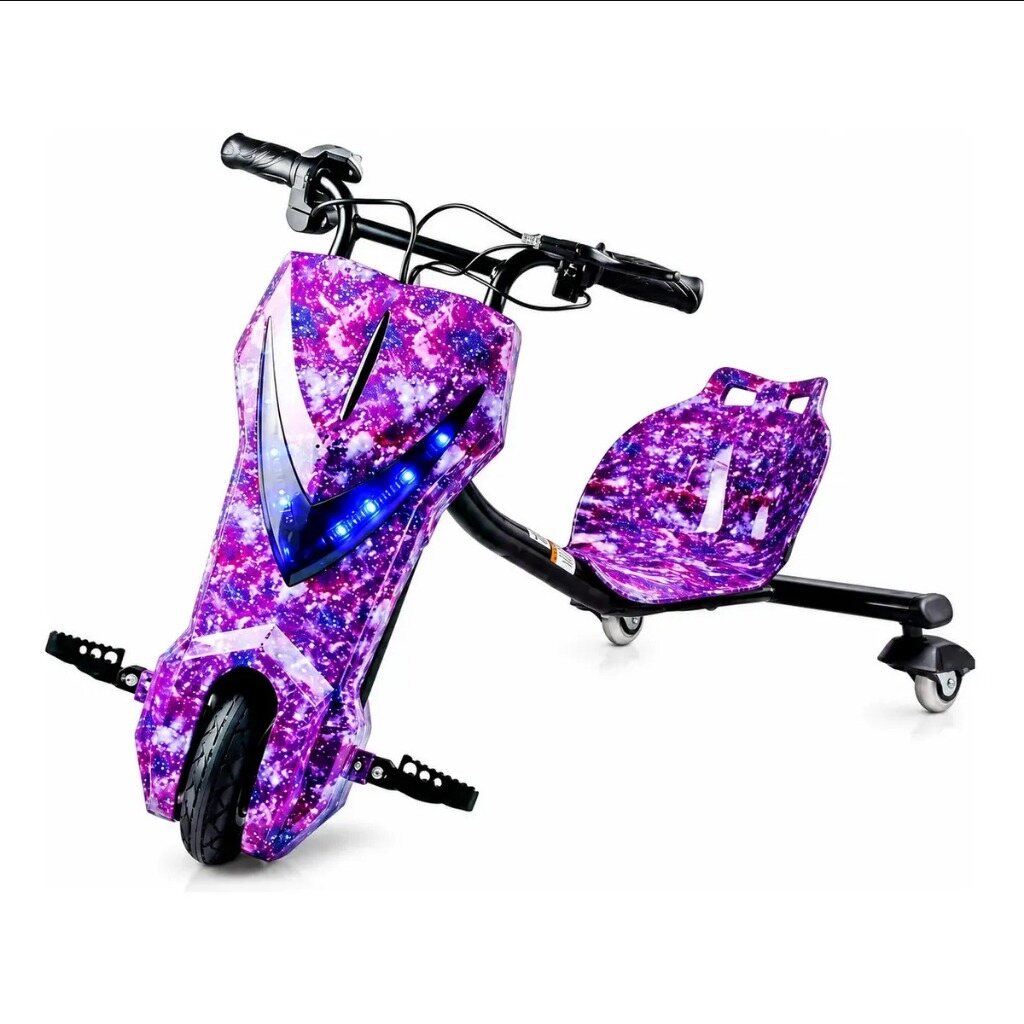 Triciclo elétrico infantil para drift com bateria de lítio